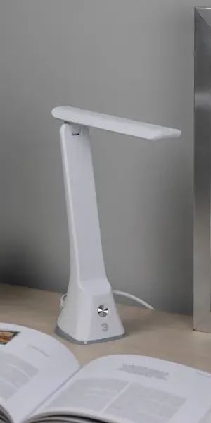 Настольная лампа светодиодная Эра LED-503-11W-W регулируемый белый свет цвет белый, с регулировкой яркости