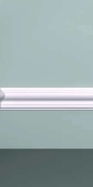 Молдинг потолочный полистирол ударопрочный Bello Deco XPS М 10 белый 17x45x2000 мм