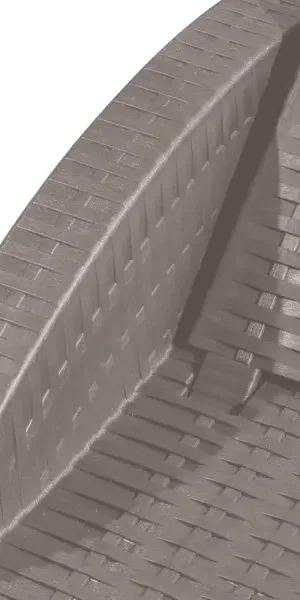 Шезлонг без подушки Rattan 187x44 см пластик серый