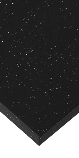 Столешница Найт 120x60x2 см искусственный камень цвет чёрный