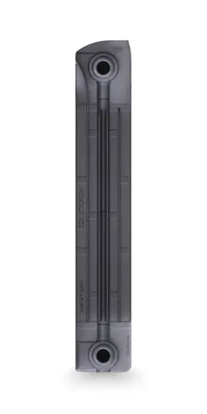 Радиатор секционный Rifar Monolit M50004RAL7012 500/100 4 секции боковое подключение биметалл серый