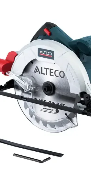 Пила циркулярная сетевая Alteco CS 1200-185, 1200 Вт, 185 мм