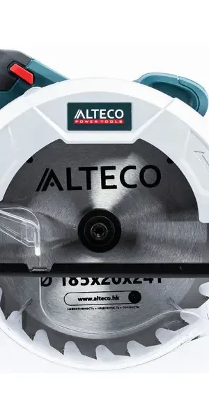 Пила циркулярная сетевая Alteco CS 1200-185, 1200 Вт, 185 мм