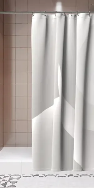 Штора для ванной Lemer Mino 180x200 см PEVA цвет серый