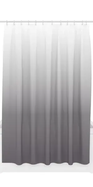 Штора для ванной Lemer Tramatza 180x180 см PEVA цвет белый/серый