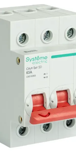 Выключатель нагрузки Systeme Electric City9 Set C9S16363 3P C63 А 6 кА