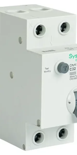 Дифференциальный автомат Systeme Electric City9 Set C9D36632 1P N С32 А 30мА 6кА AC