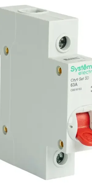 Выключатель нагрузки Systeme Electric City9 Set C9S16163 1P C63 А 6 кА