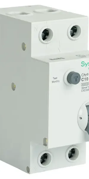 Дифференциальный автомат Systeme Electric City9 Set C9D36610 1P N С10 А 30мА 6кА AC