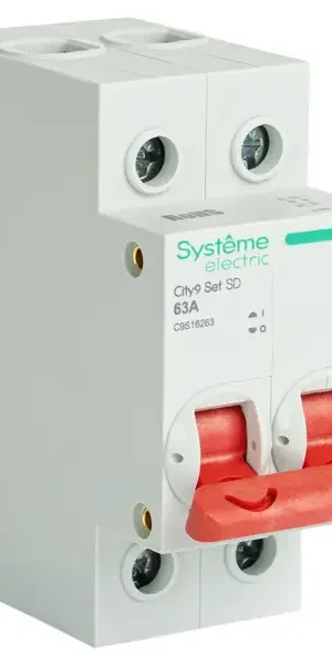 Выключатель нагрузки Systeme Electric City9 Set C9S16263 2P C63 А 6 кА