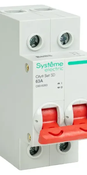 Выключатель нагрузки Systeme Electric City9 Set C9S16263 2P C63 А 6 кА
