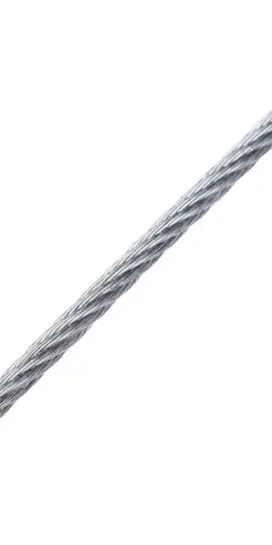 Трос стальной для растяжки DIN 3055 2 мм на отрез