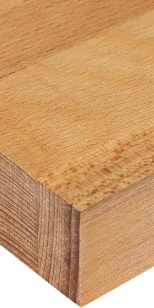 Столешница 120x60x4 см массив дерева цвет бук