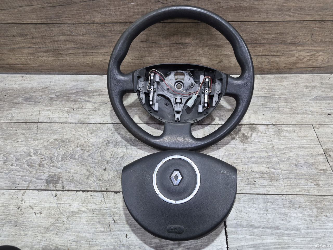 Руль в сборе с Airbag Renault Megane 2