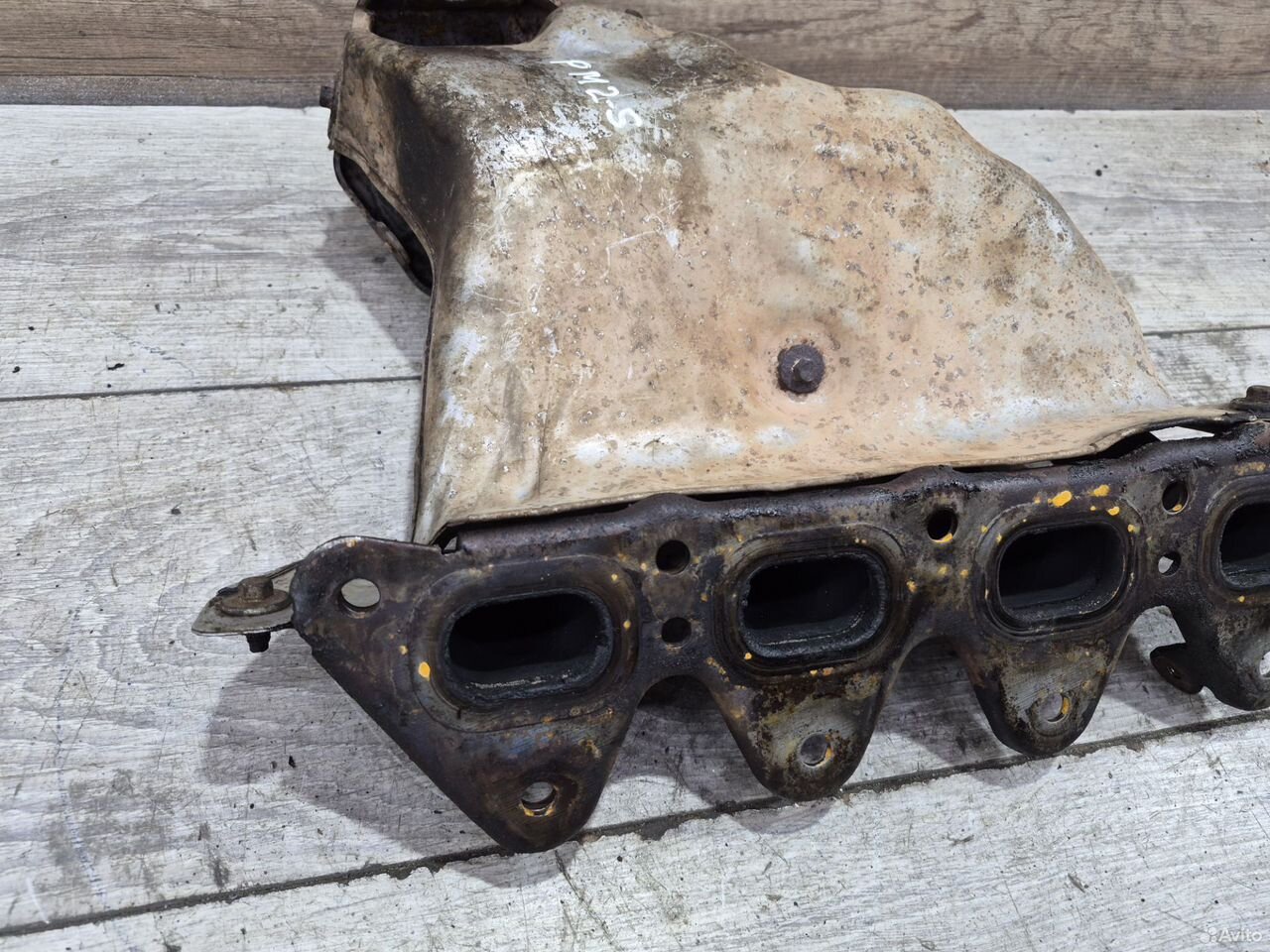 Выпускной коллектор Renault Megane 2 1.6 K4M — фото 8