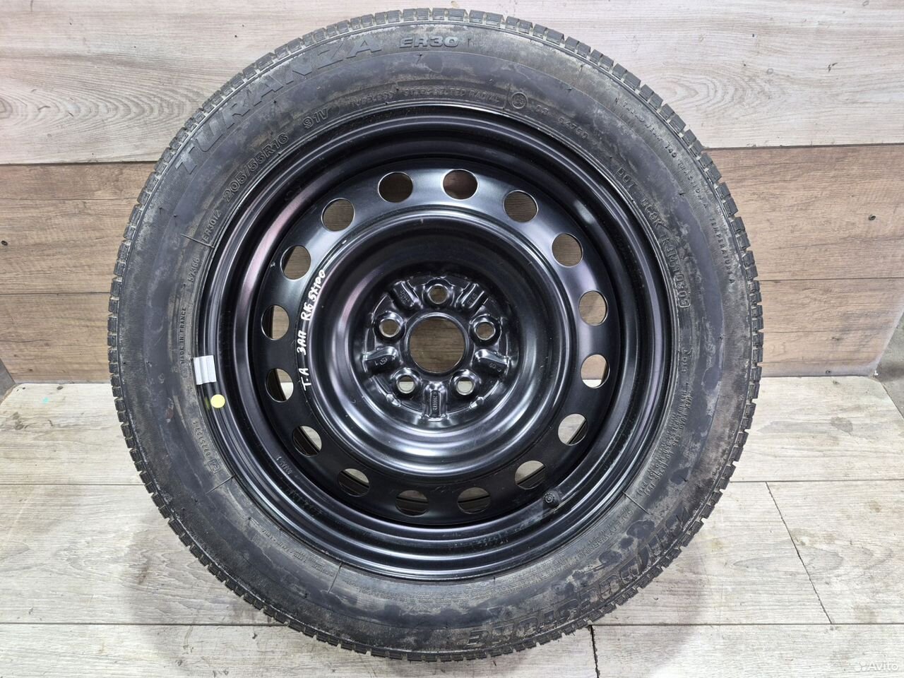 Запасное колесо Toyota Avensis T250 R16 — фото 3