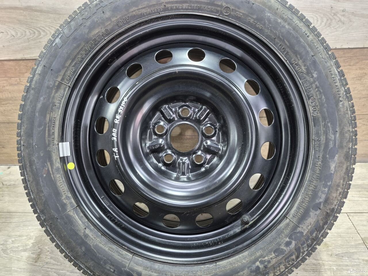 Запасное колесо Toyota Avensis T250 R16 — фото 4