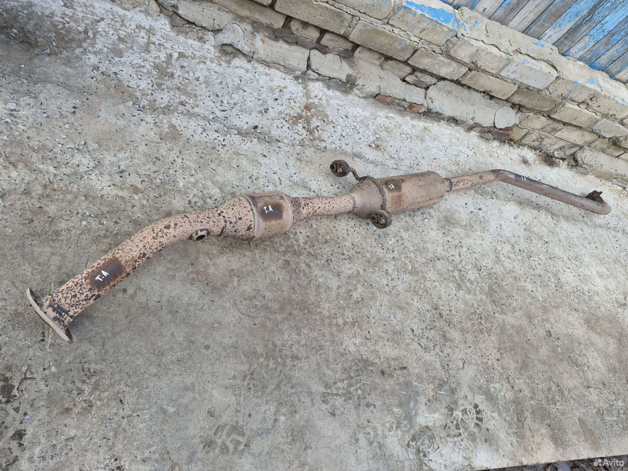 Приемная труба Toyota Avensis T250 резонатор — фото 10