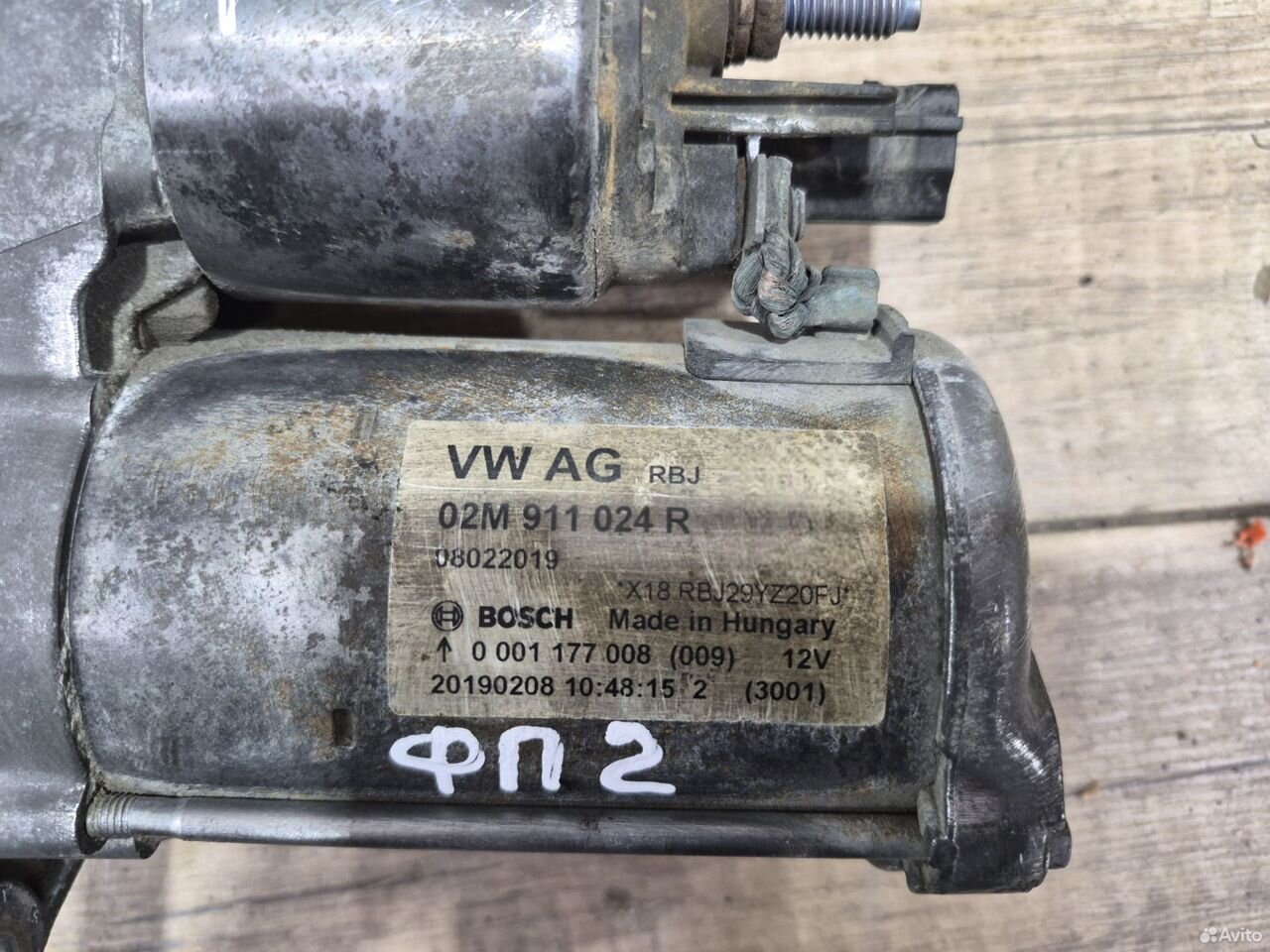 Стартер Volkswagen Polo 5 02M911024R — фото 8