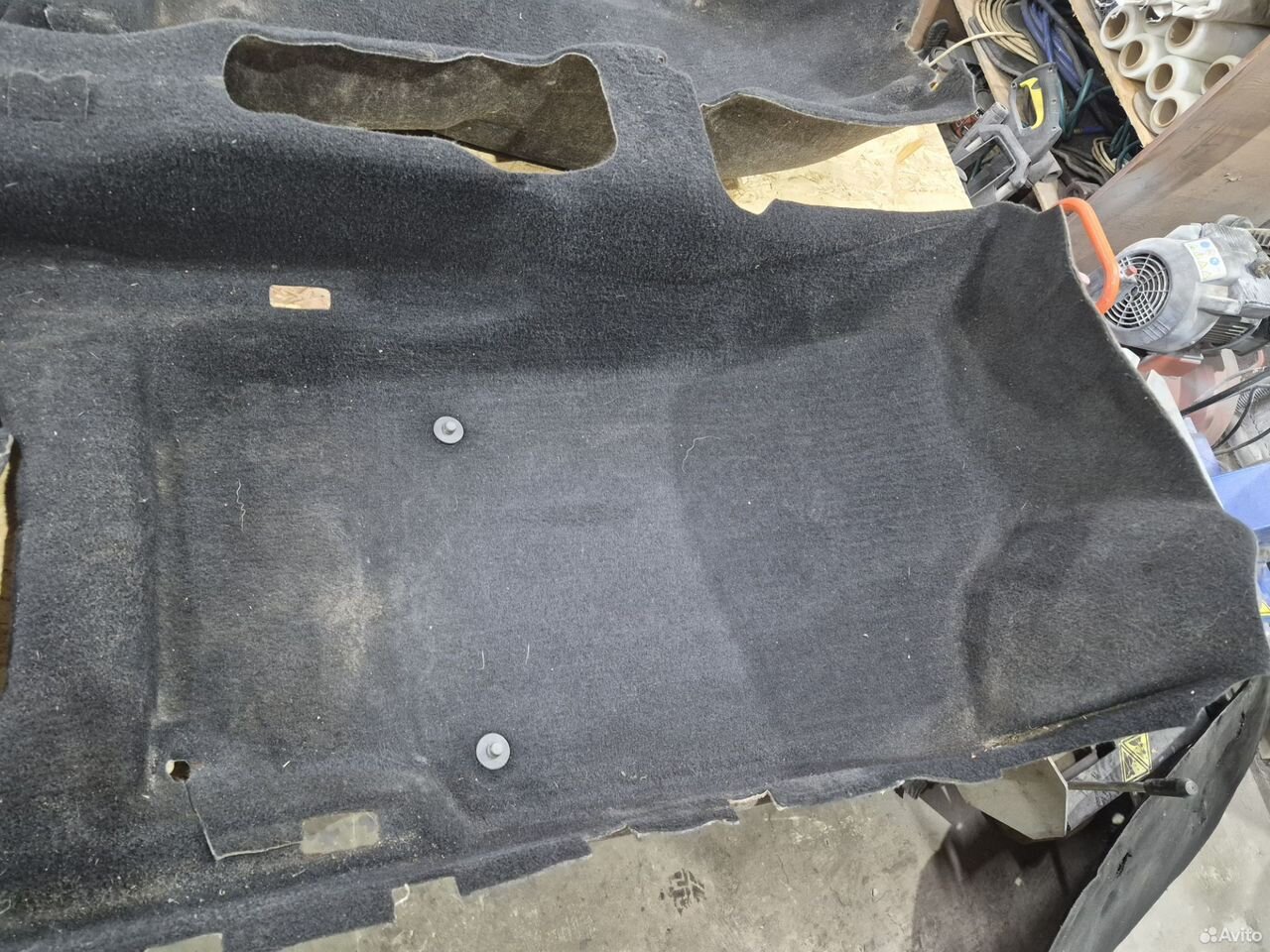 Обшивка пола Volkswagen Polo 5 ковер — фото 4