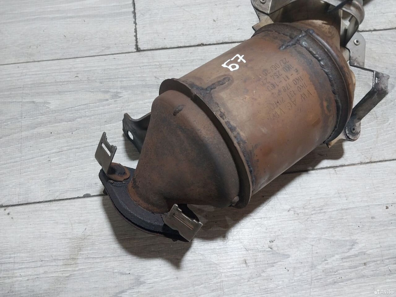 Выпускной коллектор пустой VW Passat B7 1.4 caxa — фото 2