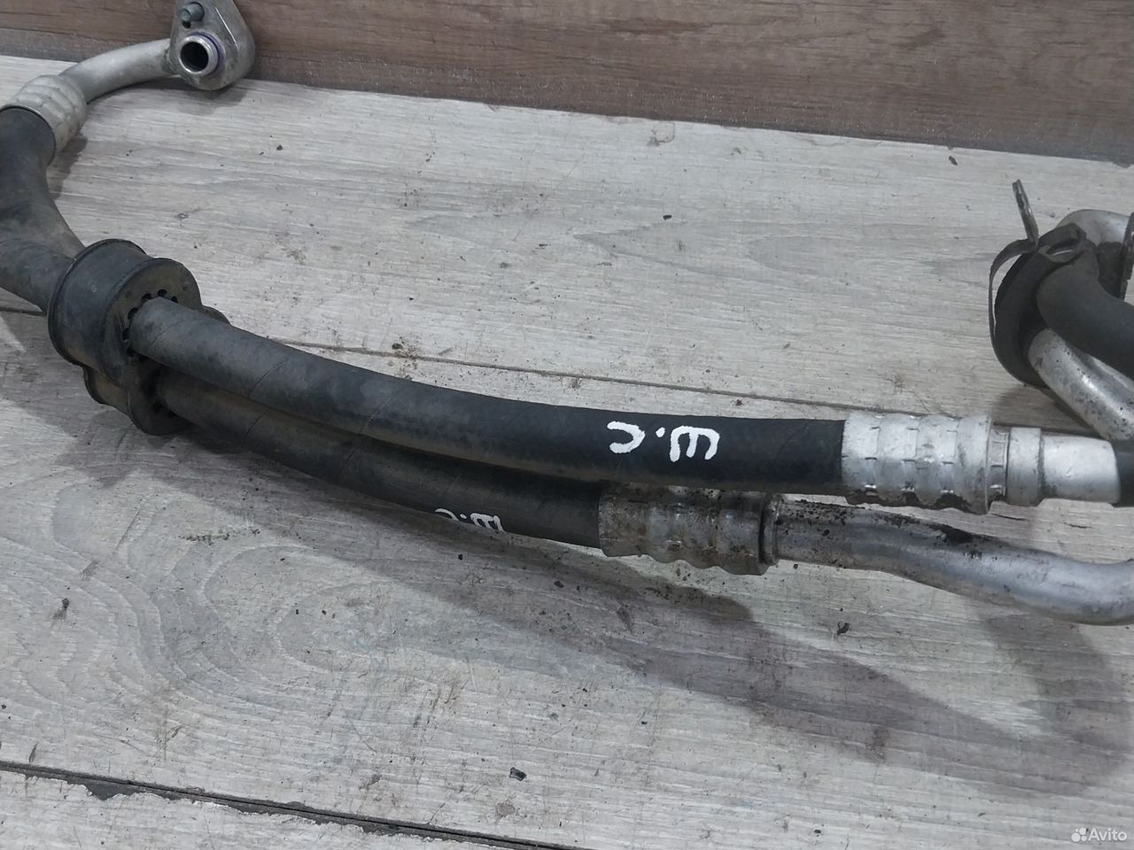 Трубки компрессора кондиционера VW Passat B5 GP — фото 4