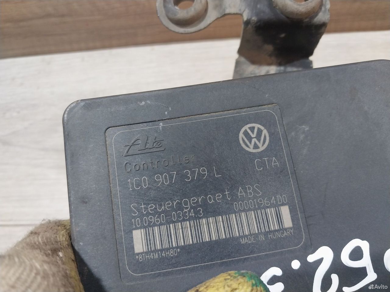 Блок ABS Volkswagen Golf 4 Bora 1C0907379L — фото 7