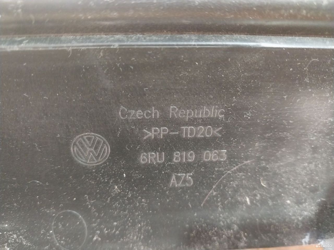 Воздуховод отопителя Volkswagen Polo 5 6RU819063 — фото 10