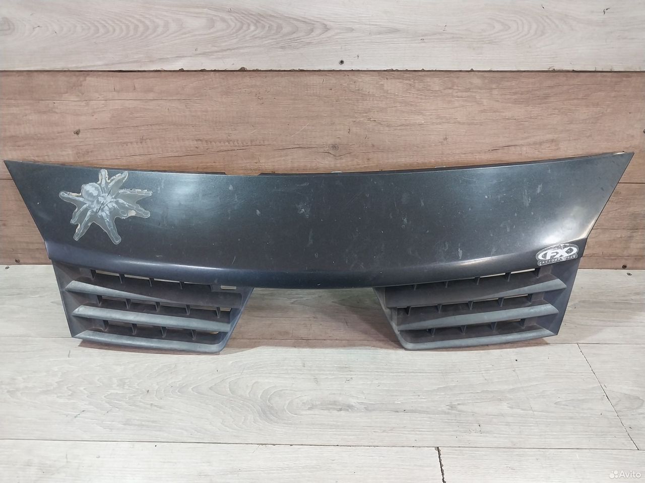 Накладка переднего бампера Renault Scenic 2