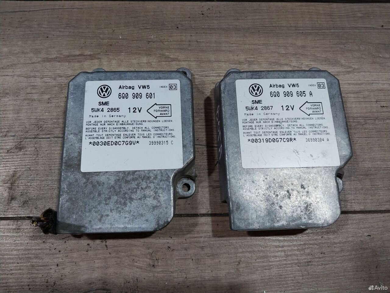 Блок Airbag Volkswagen Golf 4 Bora 6Q0909601