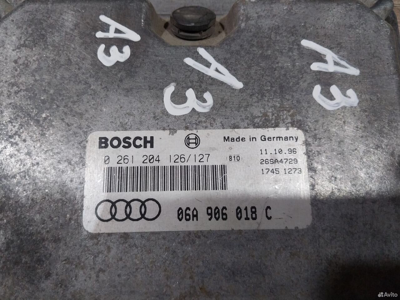 Блок управления двигателем Vw Golf 4 Audi A3 1.8 — фото 2