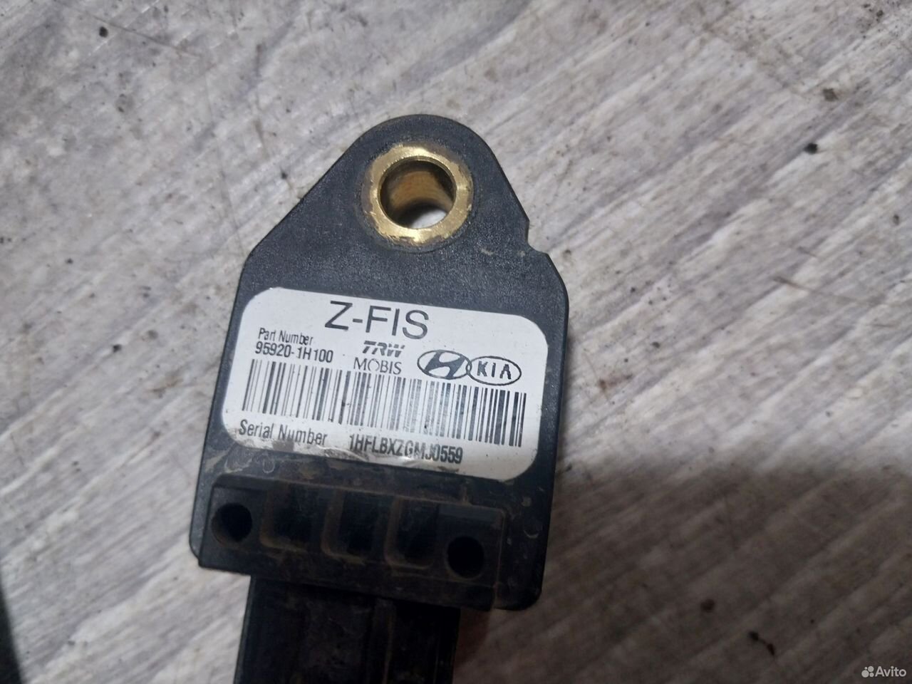 Датчик удара Kia Ceed 1 ED датчик air bag — фото 3