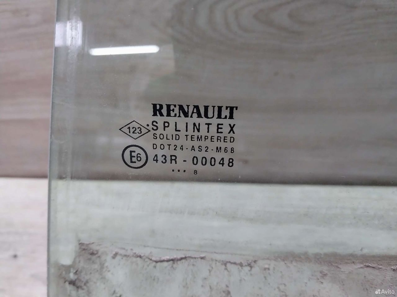 Стекло двери Renault Scenic 2 заднее левое — фото 3