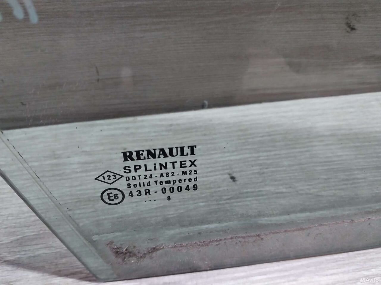 Стекло переднее правое Renault Scenic 2 форточка — фото 4