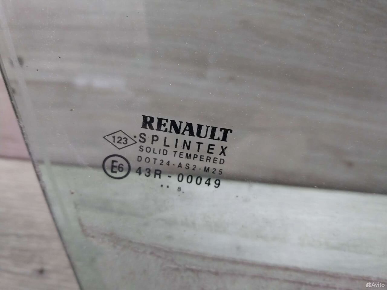 Стекло переднее правое Renault Scenic 2 форточка — фото 6