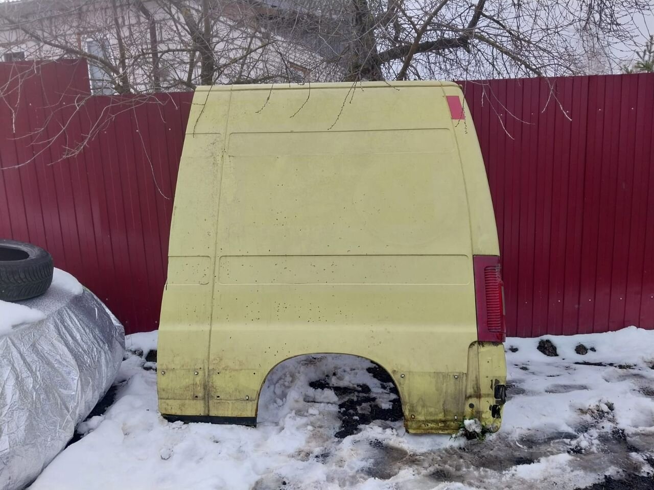 Фото покупателя к отзыву на «Левый бок Fiat Ducato 244 крыло левое четверть»