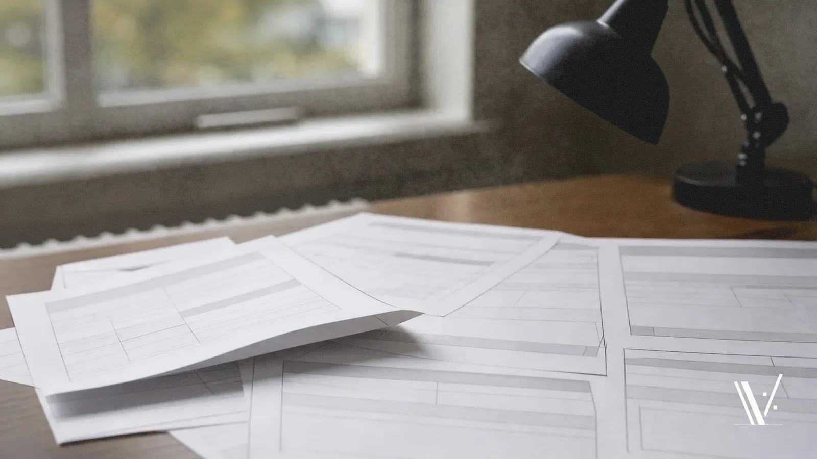 Декларации под настольной лампой