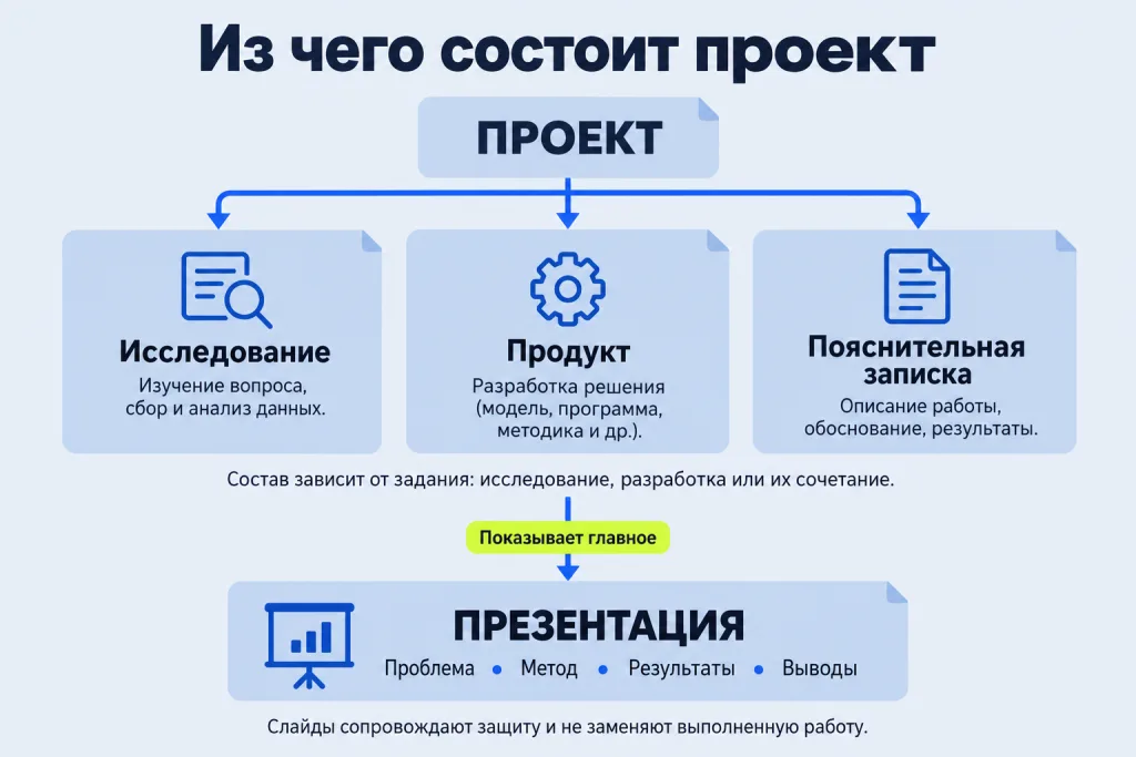 Из чего состоит проект