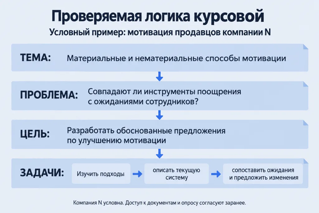 Проверяемая логика курсовой