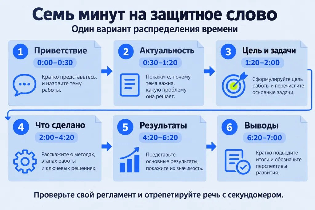 Семь минут на защитное слово