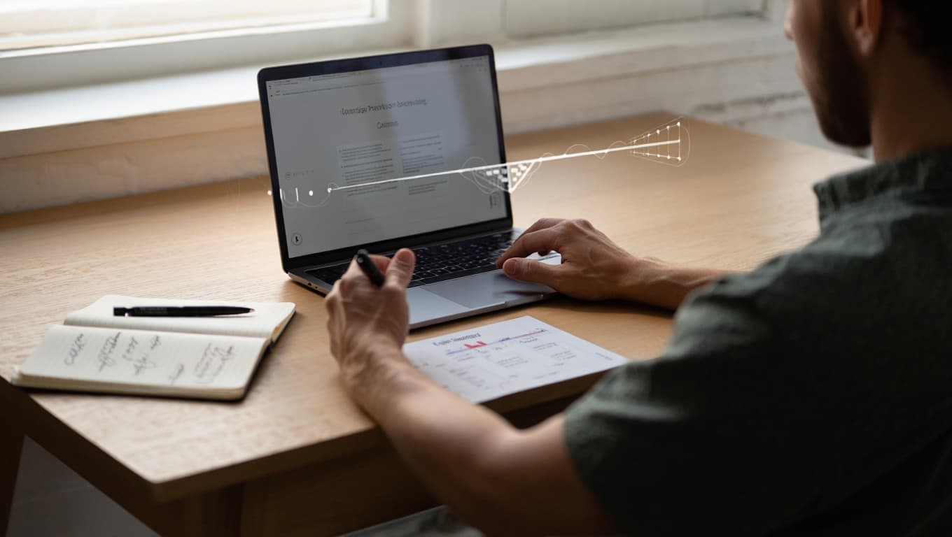 Преподаватель создаёт конспект лекции с помощью ИИ