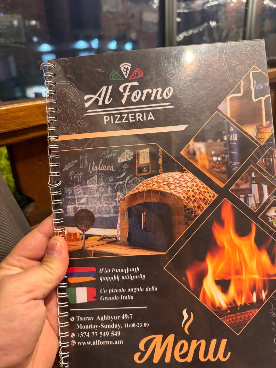 “Al Forno”