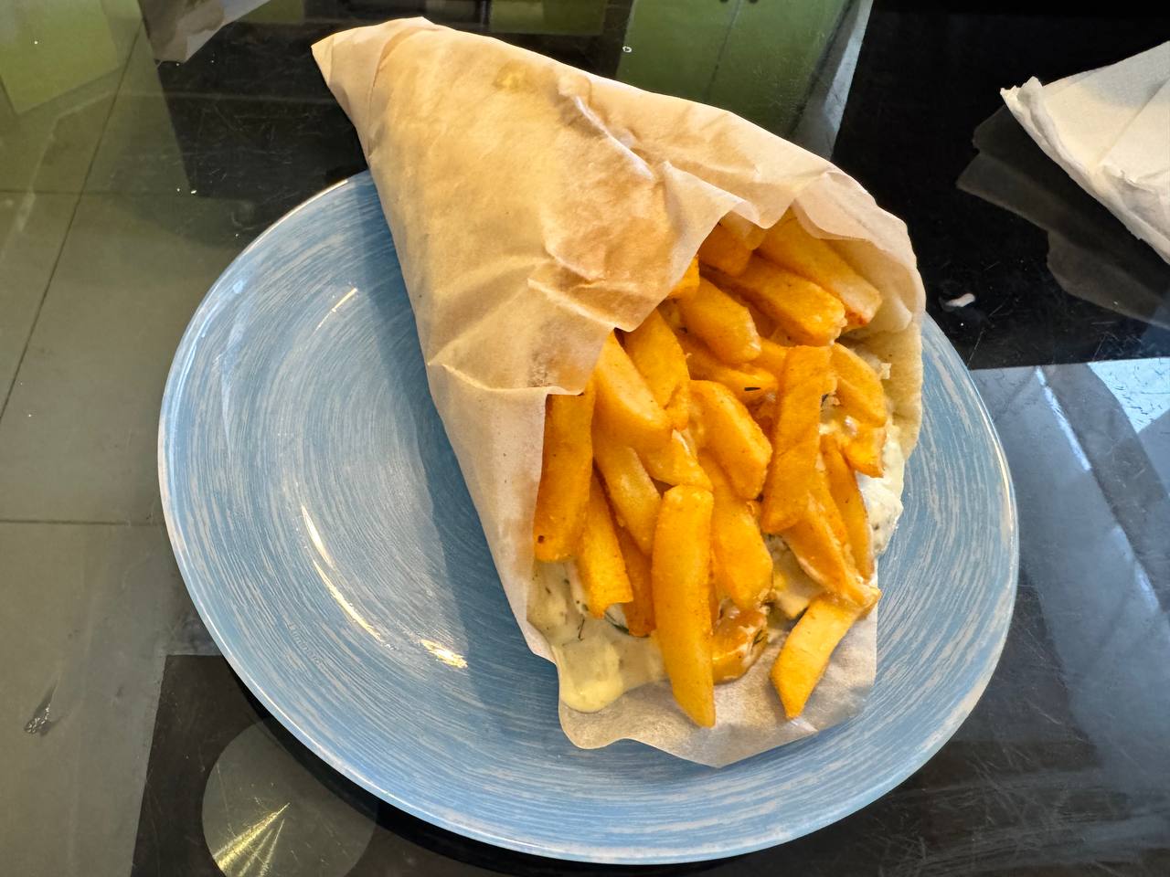 Мясо и лаваш