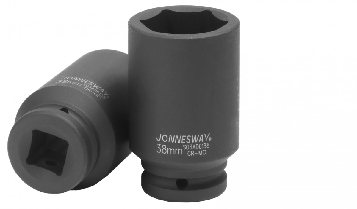Головка торцевая ударная глубокая 3/4"DR, 38 мм Jonnesway
