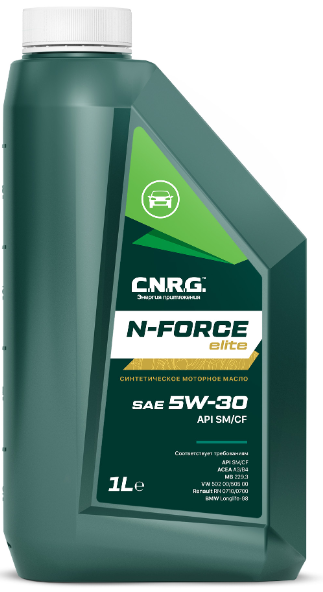 CNRG Масло моторное N-Force Elite 5W-30 SM/CF (пл. кан.1 л/0,86 кг) (12шт/1кор) (10х4)