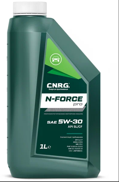 CNRG Масло моторное N-Force Pro 5W-30 SL/CF (пл 1л/0,87 кг) (12шт/1кор) (10х4)