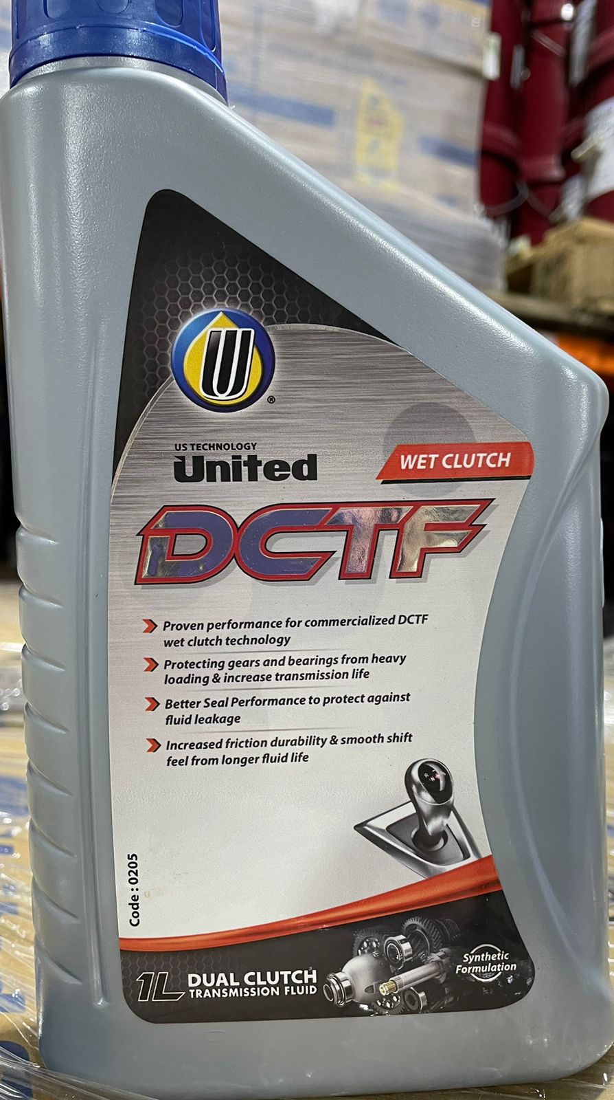 United Oil Масло трансмиссионное робот UNITED MV DCTF 1л (пл) /0,9 кг (24шт/1кор) (6х4)