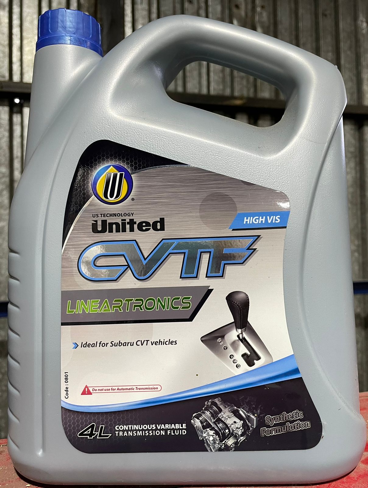 United Oil Масло трансмиссионное вариатор UNITED CVTF LINEARTRONICS 4л/3,4 кг (4шт/1кор) (12х3)