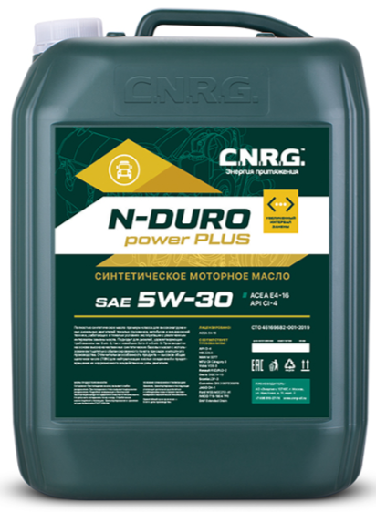 CNRG Масло моторное N-Duro Power Plus 5W-30 CI-4 (кан. 20 л/17 кг) (20х3)