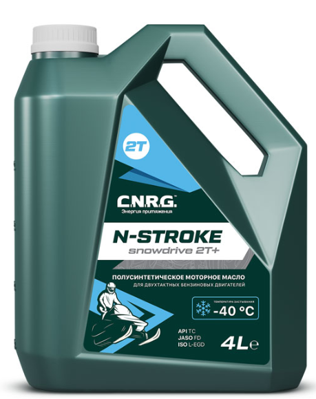 CNRG Масло моторное N-Stroke Snowdrive 2T+  (канистра 4 л/3,42 кг) (4шт/1кор) (10х3)